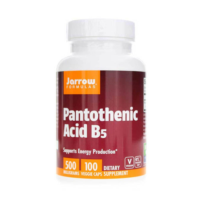 Pantothenic Acid (Vitamina B5), 500mg, Jarrow Formulas, 100 capsule