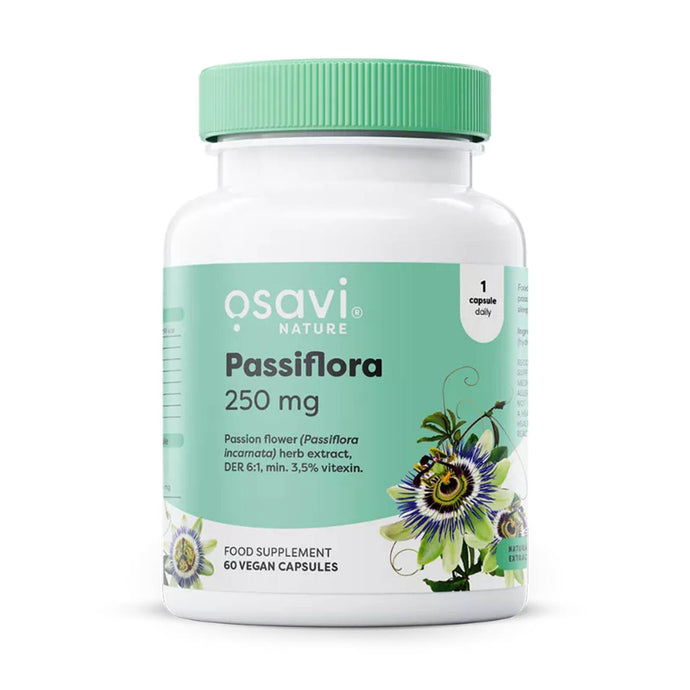 Passiflora Extract (Floarea Pasiunii), 250 mg, Osavi, 60 capsule