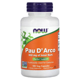 Pau D'Arco (Detoxifiant) 500 mg, Now Foods, 100 capsule