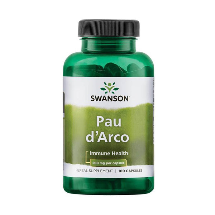 Pau d'Arco (Detoxifiere), 500mg, Swanson, 100 capsule SW424