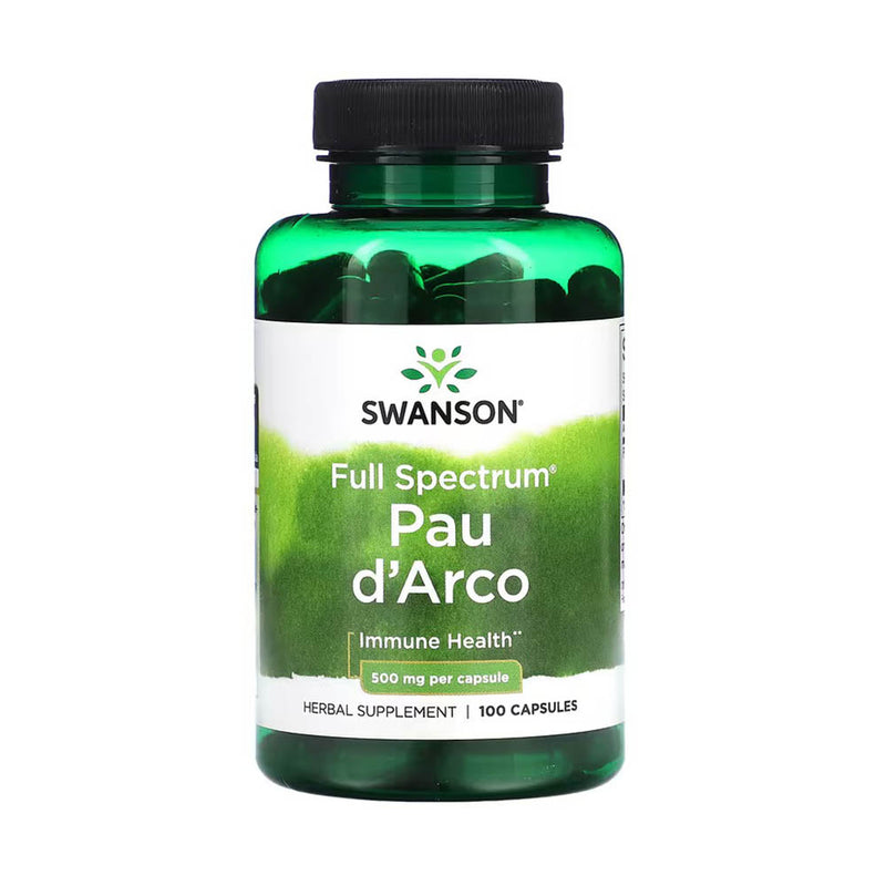 Încărcați imaginea în vizualizatorul Galerie, Pau d&#39;Arco (Detoxifiere), 500mg, Swanson, 100 capsule SW424
