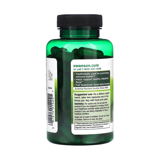 Pau d'Arco (Detoxifiere), 500mg, Swanson, 100 capsule SW424