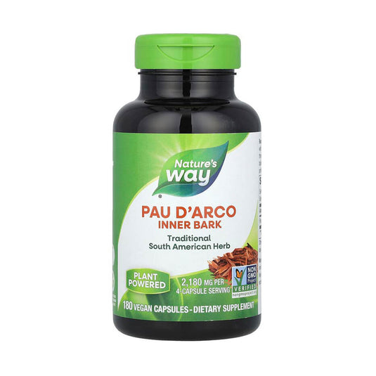 Pau d'Arco (Tabebuia Avellanedae), 545 mg, Nature's Way, 180 Capsule