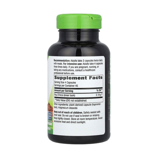 Pau d'Arco (Tabebuia Avellanedae), 545 mg, Nature's Way, 180 Capsule