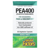 PEA400, (Inflamație, Durere Neuropată), 400 mg, Natural Factors, 90 capsule