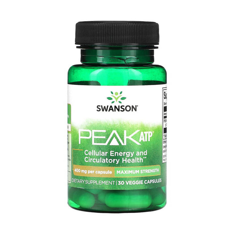 Încărcați imaginea în vizualizatorul Galerie, Peak ATP (Energie Celulara), 400 mg, Swanson, 30 capsule SWU946
