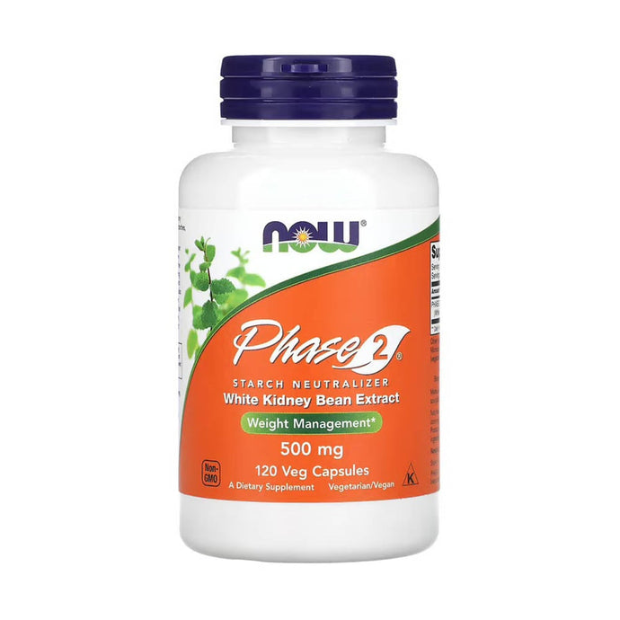 Phase 2, Neutralizator de Amidon, 500 mg, Now Foods, 120 capsule