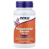 Phosphatidyl Serine (Fosfatidilserina), 100 mg, Now Foods, 60 capsule