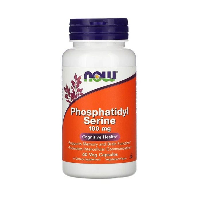 Phosphatidyl Serine (Fosfatidilserina), 100 mg, Now Foods, 60 capsule