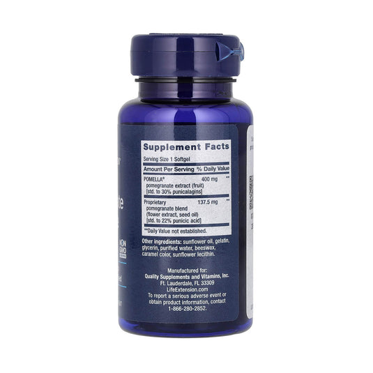 Pomegranate Complete (Extract Rodie), Life Extension, 30 softgels