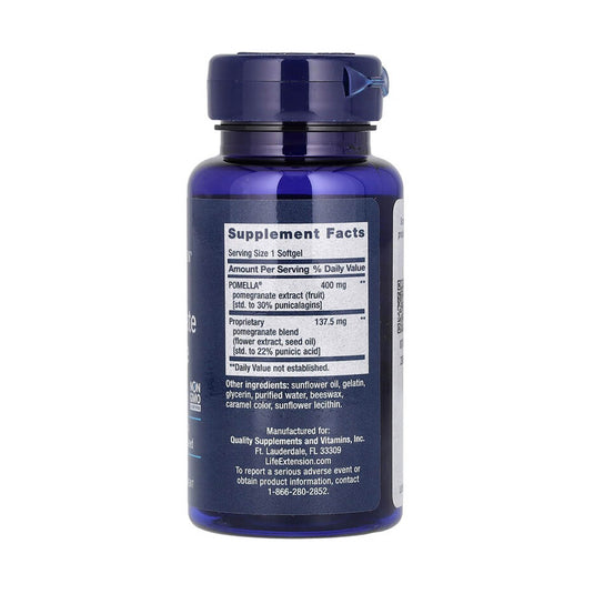 Pomegranate Complete (Extract Rodie), Life Extension, 30 softgels