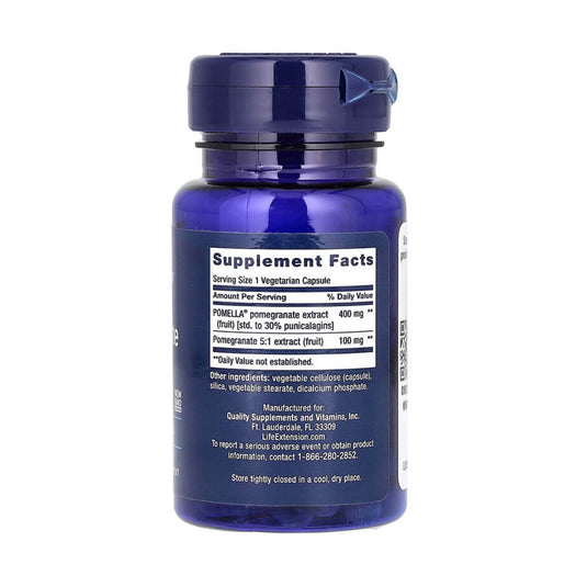 Pomegranate Fruit Extract, Life Extension, 30 capsule