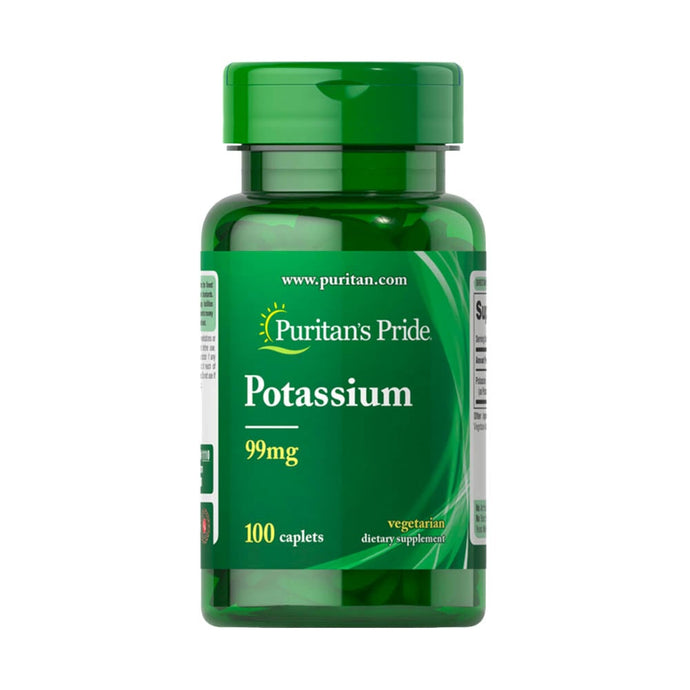 Potasiu (Potassium Gluconate), 99 mg, Puritan's Pride, 100 capsule