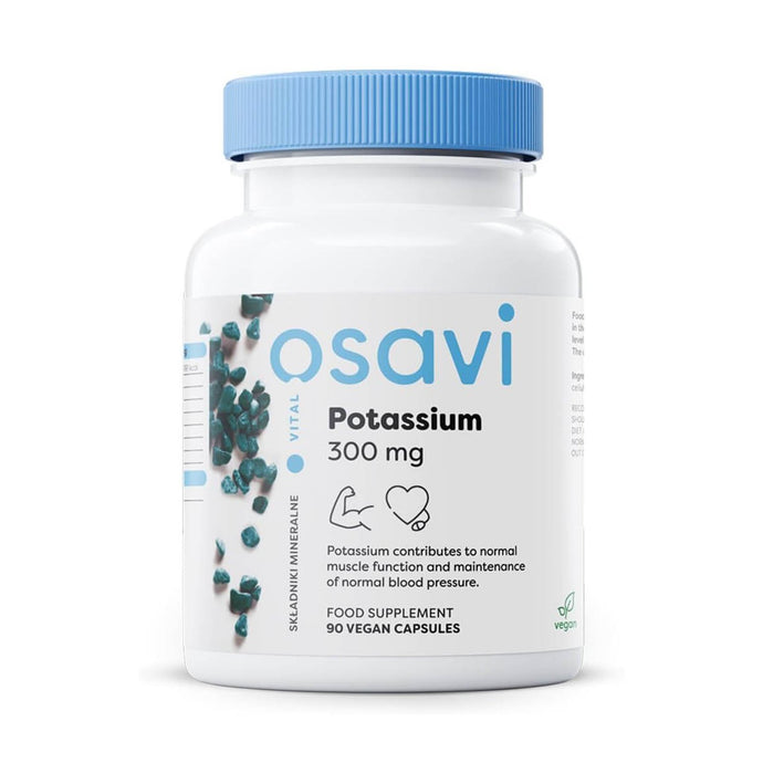 Potasiu Citrat, 300 mg, Osavi, 90 capsule