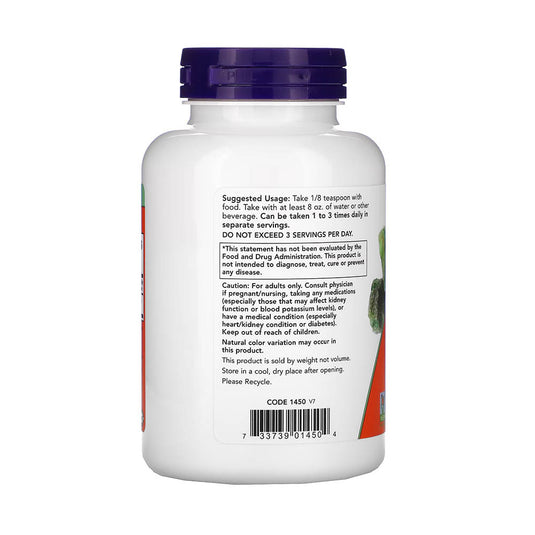 Potassium Chloride Powder (Clorură de Potasiu), Now Foods, 227g