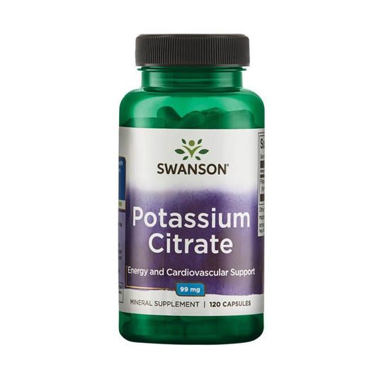 Potassium Citrate, 99mg, Swanson, 120 capsule SWU395