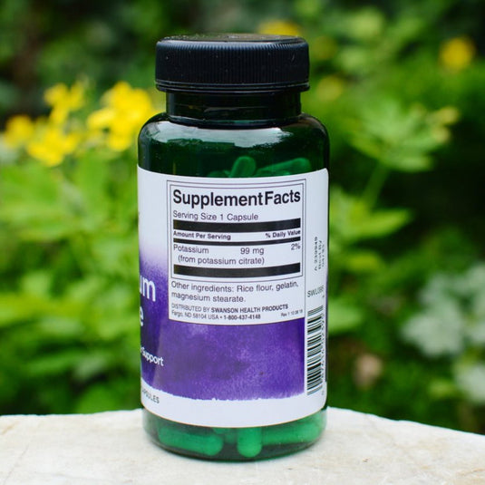 Potassium Citrate, 99mg, Swanson, 120 capsule SWU395