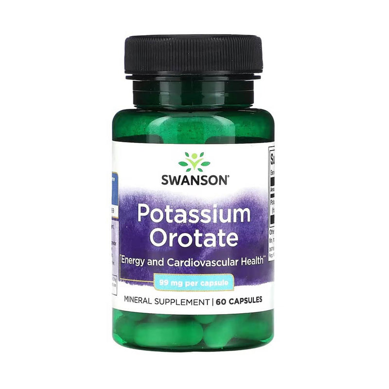Încărcați imaginea în vizualizatorul Galerie, Potassium Orotate, 99 mg, Swanson, 60 capsule SWU658
