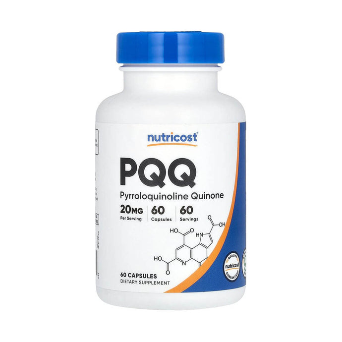 PQQ (Biogeneza Mitocondrială), 20 mg, Nutricost, 60 capsule