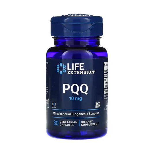 PQQ (Biogeneza Mitocondrială), 10 mg, Life Extension, 30 capsule