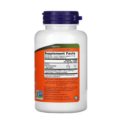 Prebiotic Bifido Boost Powder (XOS), Now Foods, 85g