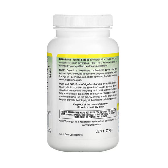 Prebiotic Inulin FOS Powder, Jarrow Formulas, 180g