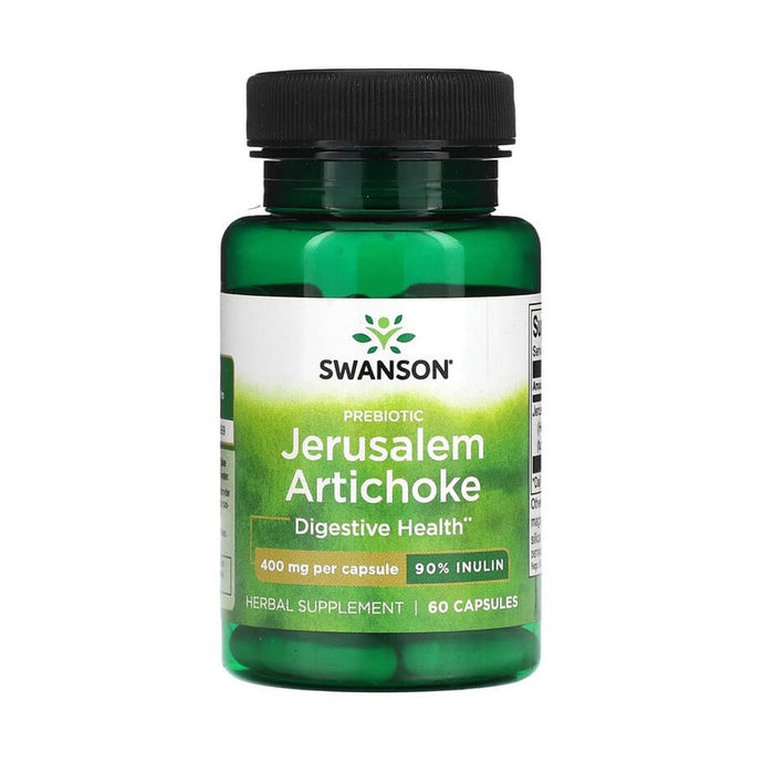 Jerusalem Artichocke Prebiotic, 400 mg, Swanson, 60 capsule SW1298