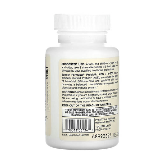 Prebiotic XOS + GOS, Jarrow Formulas, 90 tablete masticabile