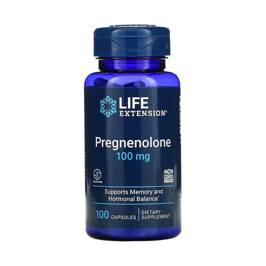 Pregnenolone (Neurohormon), 50 mg, Life Extension, 100 capsule