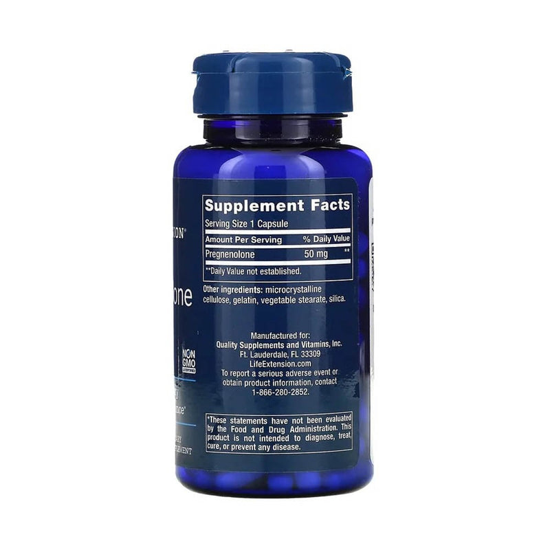 Încărcați imaginea în vizualizatorul Galerie, Pregnenolone (Neurohormon), 50 mg, Life Extension, 100 capsule
