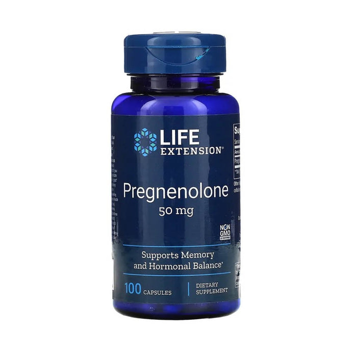 Pregnenolone (Neurohormon), 50 mg, Life Extension, 100 capsule