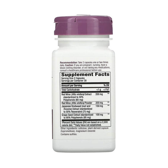 Resveratrol, Premium Blend, Nature's Way, 60 capsule