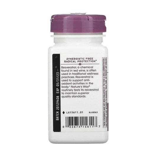 Resveratrol, Premium Blend, Nature's Way, 60 capsule