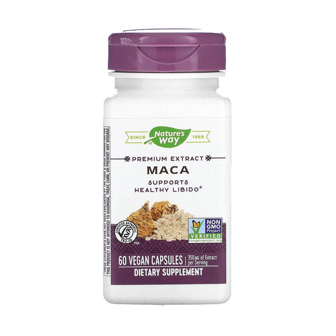 Premium Extract, Maca, 350 mg, Nature's Way, 60 Capsule