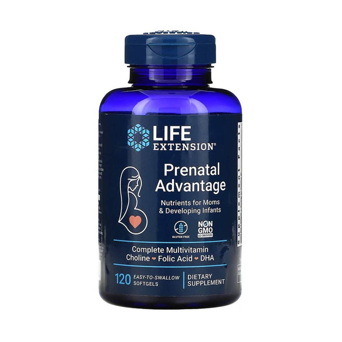 Prenatal Advantage (Vitamine Prenatale), Life Extension, 120 softgels