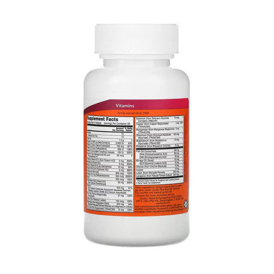Prenatal Gels + DHA (Vitamine Prenatale) Now Foods, 90 softgels