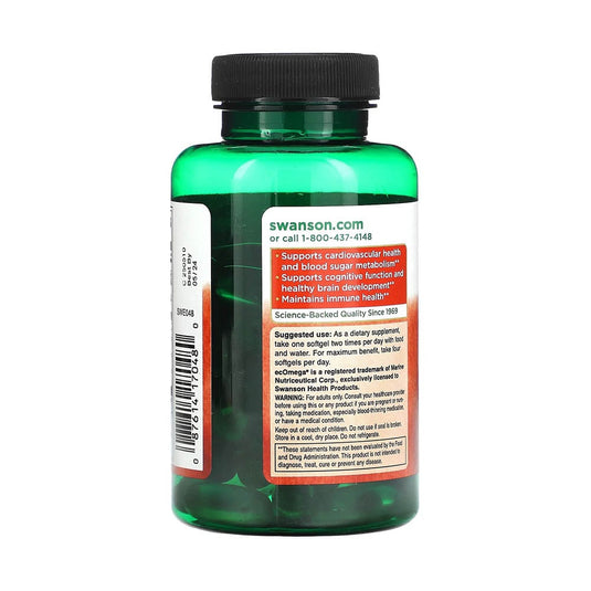 Pristine Norwegian Cod Liver Oil, 1000mg, Swanson, 60 softgels SWE048