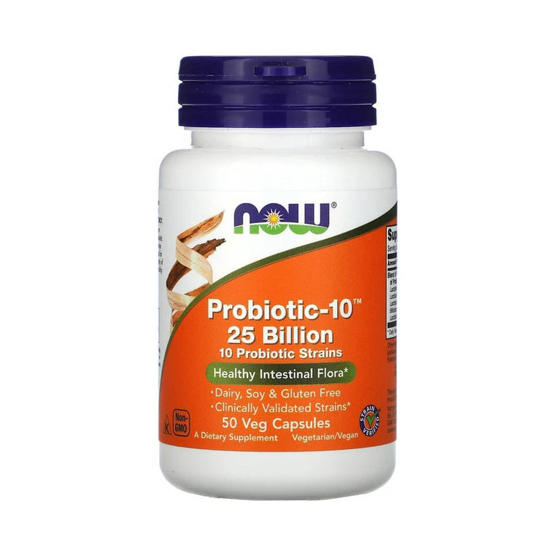 Încărcați imaginea în vizualizatorul Galerie, Probiotic-10 (Probiotice) 25 Billion, Now Foods, 30 capsule
