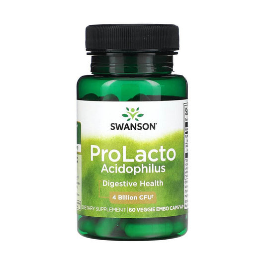 ProLacto Acidophilus, 4 Billion CFU, Swanson, 60 capsule SWA001