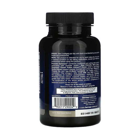 Prostate Optimizer, Jarrow Formulas, 90 softgels