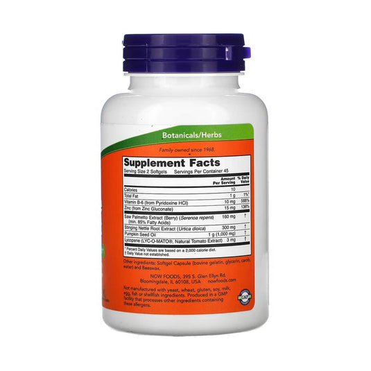 Prostate Support (Prostata), Now Foods, 90 softgels