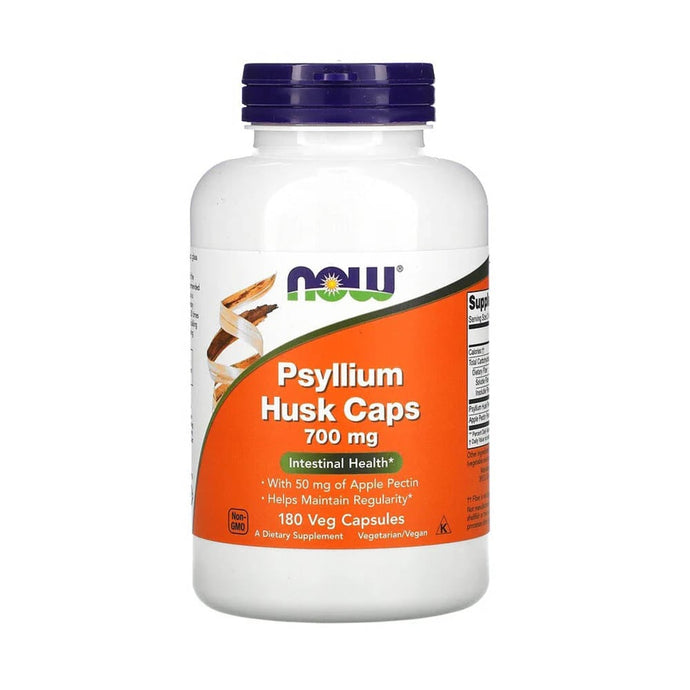 Psyllium Husk Caps, 700 mg with Apple Pectin, Now Foods, 180 capsule