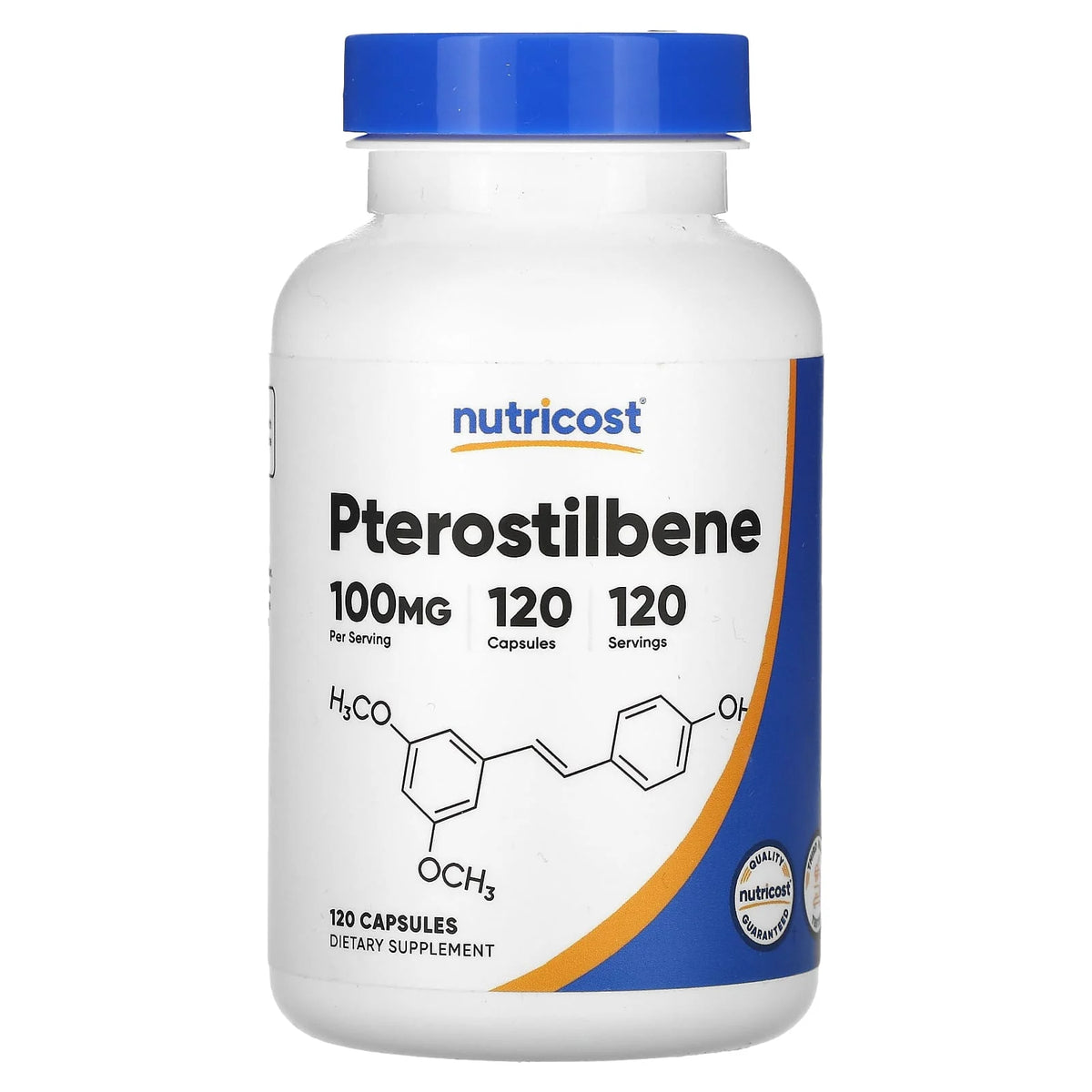 Pterostilbene, 100 mg, Nutricost, 120 capsule