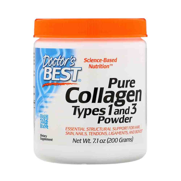 Pure Collagen Types 1 and 3, Powder, Doctor's Best, 200g