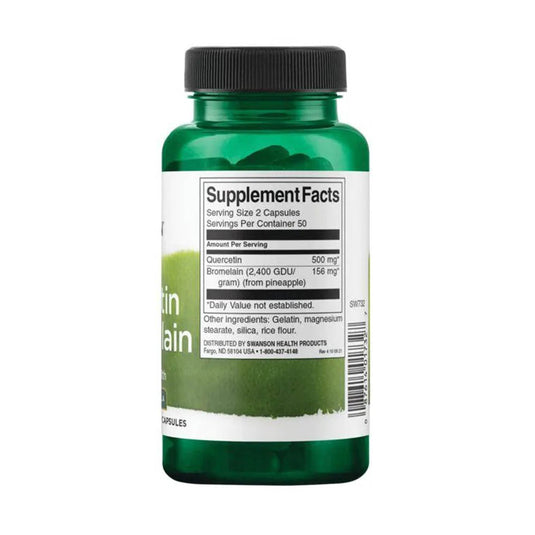 Quercetin & Bromelain, Swanson, 100 capsule SW732