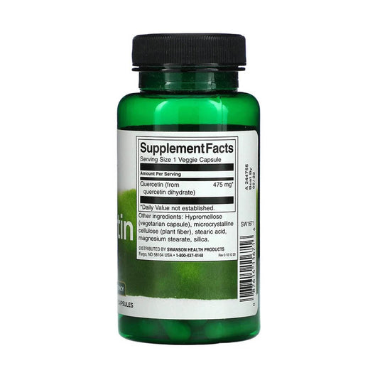 Quercetin High Potency, 475mg, Swanson, 60 capsule SW1671