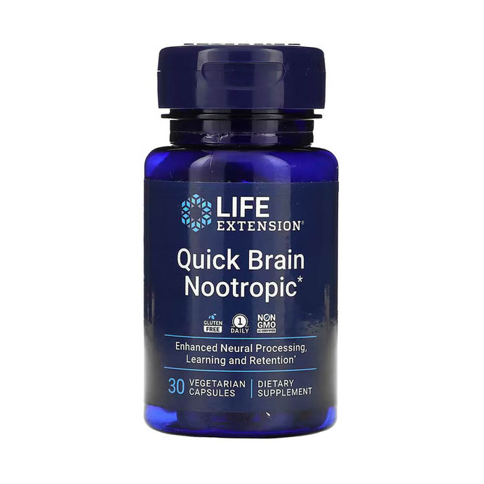 Quick Brain Nootropic, Life Extension, 30 capsule
