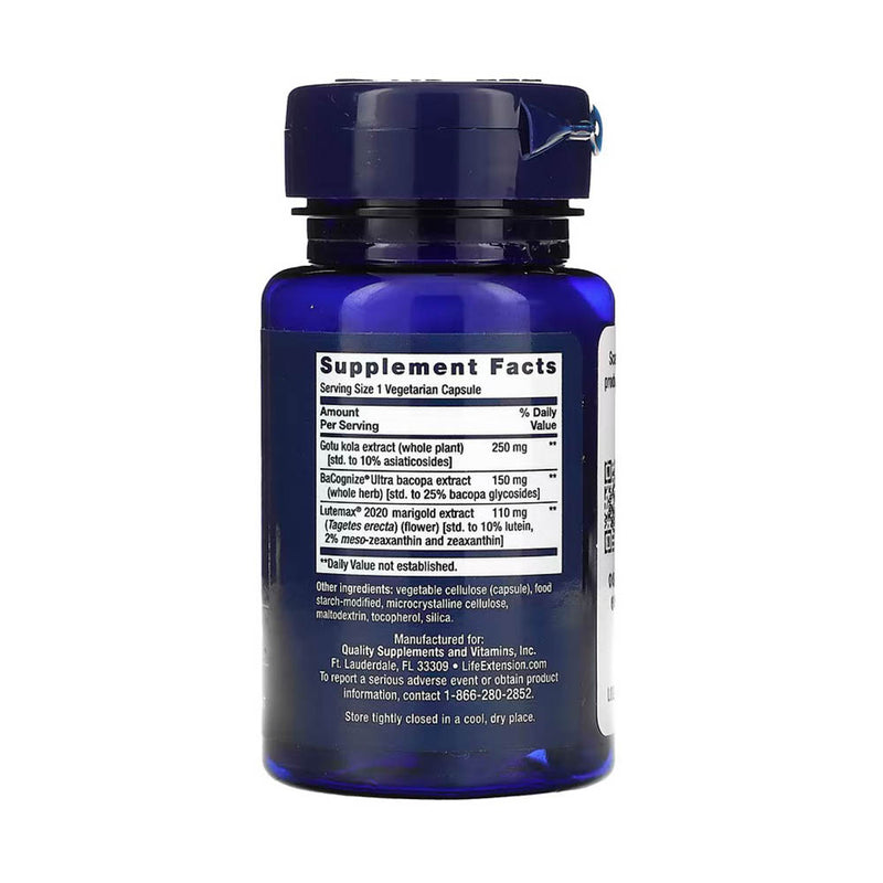 Încărcați imaginea în vizualizatorul Galerie, Quick Brain Nootropic, Life Extension, 30 capsule
