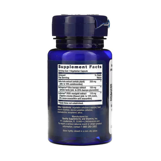 Quick Brain Nootropic, Life Extension, 30 capsule