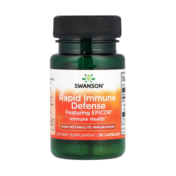 Rapid Immune Defense, Epicor, Swanson, 30 capsule SWU368